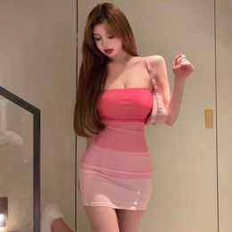 Urban Sexy Dresses Summer Women Sexy Strapless Bodycon Dress Off Shoulder Backless Summer Night Out Party Mini Dresses d240427