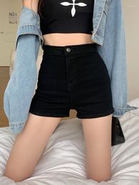 Women's Jeans Black Color Fashion Women Shorts Summer Denim Sexy Lady Pants Clothes