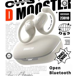 Headphones Dmooster D53 OWS open non in ear Bluetooth earphones, ear hanging sports running directional sound transmission, painless wearin