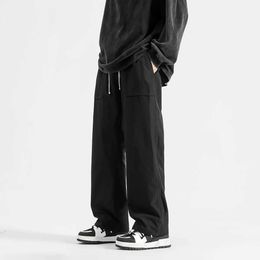 Men's Pants Street clothing mens goods pants hip-hop jogger Harlan pants mens Harajuku solid Colour casual sports pants womens black large 5XLL2404