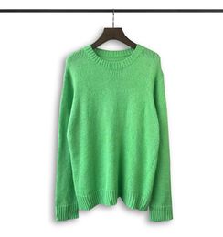 Blue Green Sweaters for Men Women Pullovers 2024ss