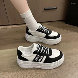 Casual Shoes Tenis Platform Vulcanised Shoe For Women 2024 Autumn Elevated Fashion Sports Zapatillas De Mujer