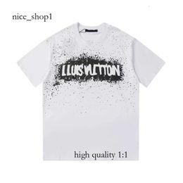 Louiseviution Shirt Designer Mens T Shirt Womens Designer Clothing Loose High Quality Versatile Trendy T-Shirt M-3Xl 824 Shirt 5434 297