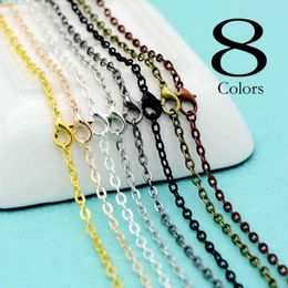 20 Pcs 182430 Inch Cable Chain Necklaces for Women Whole Rolo Necklace Chain GoldSilver PlatedBronzeCopperGunmetal H17817804