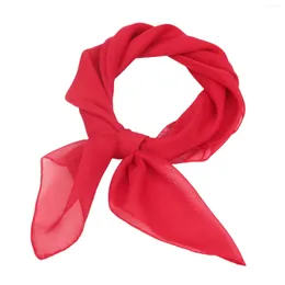 Scarves Silk Hakerchief Medium Size Thin A Soft Feeling Scarf For Hair Wrapping Sleeping