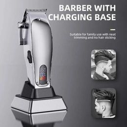 Hair Trimmer Electric hair clipper rechargeable high-speed cordless shaver professional barber body trimmer Q240427