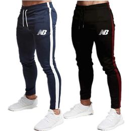 Men's Pants 2023 Brand Leisure Tight Pants Mens Jogger Sports Pants Fitness Exercise Mens New Track Pants Autumn Mens Fashion TrousersL2404