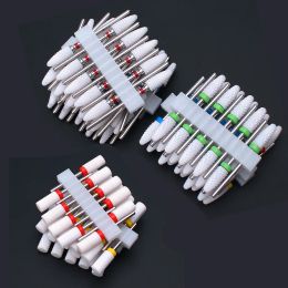 Bits 10pc/Set Milling Cutter Ceramic Nail Drill Bits Electric Manicure Files Kit Cuticle Remove Burr Gel Polish Tools Accessories