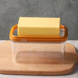 Storage Bottles Rectangular Butter Dish With Cutter Keeper Box Container Baking Tools For Easy Cutting