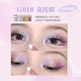 Shadow GOGO TALES 6 Colour Eyeshadow Palette Long Lasting and Easy To Apply Matte Pearl Glitter Eyes Travel Portable Make Up Palette