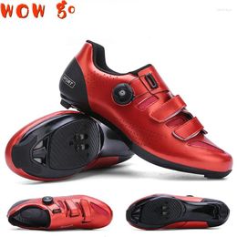 Cycling Shoes 2024 Road Bicycle Men Blue Glossy MTB Triathlon Racing Sports Shoe Self-locking Spd Cleats Women Sneakers