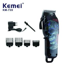 Hair Trimmer 2200mAh rechargeable cordless shaver with LED display screen for mens hairdressers Q240427