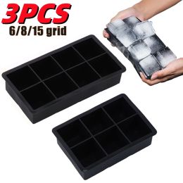 Tools 3PCS 4/6/8/15 compartments large ice compartment Mould Silicone ice cube Mould DIY ice maker Home bar ice cube ice ball Moulds
