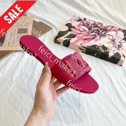 Hollowed out Designer Slippers Letters Luxury Luxe For Womens Ladies Summer Casual Slides Sliders Sandals Woman mules sandles Beach Shoes with box