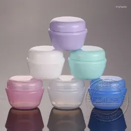 Storage Bottles Capacity 30g 35pcs/lot Cosmetic Containers High Quality 1 Ounce Plastic Cream Jars For Colourful Jar