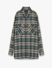 21FW RP Wool Plaid Vintage Shirt Jackets Spring Autumn Casual High Street Colour Matching Shirt Long Sleeve Men Women Couples Fashi1504922