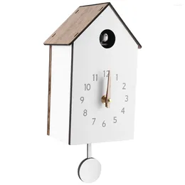 Clocks Accessories Modern Cuckoo Bird Design Quartz Wall Hanging Clock Timer For Home Office Decoration