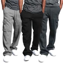 Pantaloni da uomo pantaloni casual y2k pantaloni sportivi pantaloni cargo multi-tasca