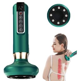 Electric Cupping Massager For Promoting Cell Real Smart Therapy Set with Red Light Scraping Massage Tools 240425