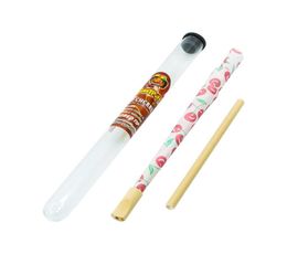 Honeypuff 110mm fruit Flavoured empty tube display box pre rolled cones paper glass transparent tube for joints smoking accessories8647705