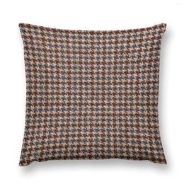 Pillow Brown Tweed Fabric Texture Throw Christmas Covers Decorative For Sofa S Children