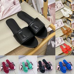 Designer Sandals,Womens Fashion Slipper,2024 Luxury Flat Heels Slippers,Summer Beach Shoes,Luxe claquette mules,Ladies Leather Rubber Sliders