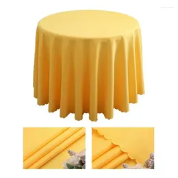 Table Cloth Pure Colour Round Polyester Conference And Wedding For El Banquet Gray22