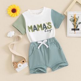 Clothing Sets Toddler Baby Girl Outfit Cute Mamas Short Sleeve T Shirt Tops Shorts Set Born Infant Summer Clothes