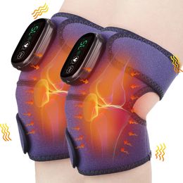 Heated Knee Pad Shoulder Brace Heating Massager Keep Warm Red Light Compress Vibration Massage Arthritis Pain Relief 240424