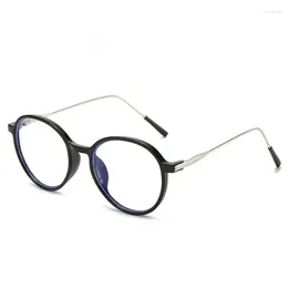 Sunglasses Frames Eyeglasses Frame Women Transparent Round Glasses Clear Spectacle Myopia Men Nerd Optical Black