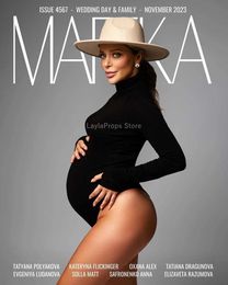 Maternity Dresses Pregnant womens casual long sleeved tight fitting clothing used for photography classes and gatherings Q240427