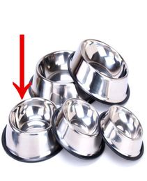 Stainless Steel Dog Bowl Pet Bowl for Feeding and Water Bowl for dogs and cats other pets Home Outdoor7344754