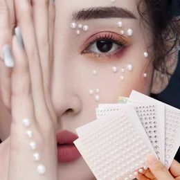 Tattoo Transfer Diamond Sticker Eyes Face Festival DIY Body Crystal Gems Tattoo Adhesive Rhinestone Nail Decoration Acrylic Eyeshadow Stickers 240426