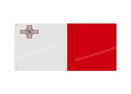Malta Flags National Polyester Banner Flying 90 x 150cm 3 5ft Flag All Over The World Worldwide Outdoor can be Customized1119326