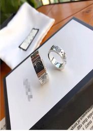 2020 new 925 sterling silver Luxury designer jewelry vintage style antique silver hand-made band rings men women2580045