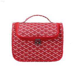 2024 New Travel Waterproof Pu Toiletry Bag Portable High-end Skin Care Products Bag Cosmetic Storage Bag