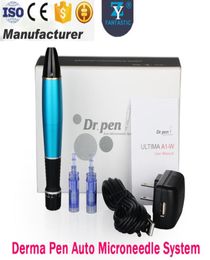 Rechargeable Auto Electric Derma Pen Micro Needling Roller2 Cartridges 12 Needle Skin Care Dermapen Facial Roller Machine4316315