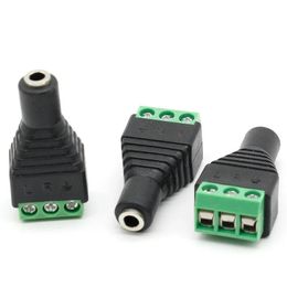 3pcs Connector Jack 3.5mm Video AV Balun 3.5mm stereo female to AV Screw Terminal Stereo jack 3.5 mm female 3 pin Terminal Block