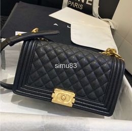 Designer Bag Shoulder Bags Luxury Handbags Caviar 2 Cs Boy Classics Flap Chain Large Capacity Top Quality Multifunctional Diamond Lattice A Best Christmas Gift