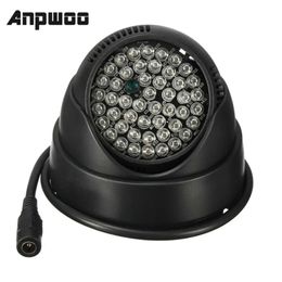 2024 ANPWOO 360 Degree Rotate 48 LED For IR Infrared Night Assist LED Lamp For CCTV Surveillance Security Camerasecurity camera light