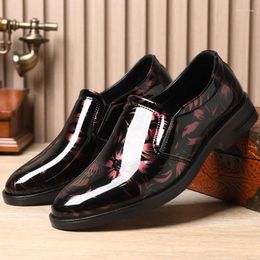Dress Shoes Leather Men Breathable Formal Luxury Business Oxford Male Office Wedding Flats Footwear Mocassin Homme