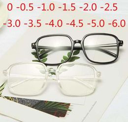 Sunglasses Retro Big Frame Oversize Finished Myopia Eyeglasses Women Men Eye Glasses Shortsighted Spectacle 05 10 15 20 T4319503