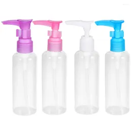 Storage Bottles Empty Pump Lotion Spray Refillable Mini Container Dispenser Hand Toiletrysoapsample Makeup Size Clear Containers