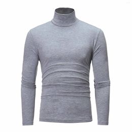 Men's Hoodies 2024 High Quality Sweater Cotton Pullover Half Collar Soft And Warm Knitted Slim Fit Knitwear