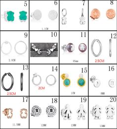 2020 100 925 Sterling Silver Bear Stud Earrings Classic Pierced Stud Earrings Jewelry Manufacturers Whole 105194282