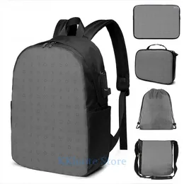 Backpack Funny Graphic Print Final Fantasy XIV USB Charge Men School Bags Women Bag Travel Laptop