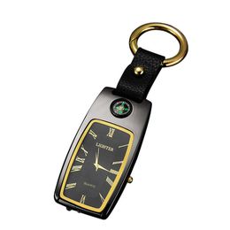 Wholesale Key Chain Lighter Multi-function Cigarette Lighter with Compass Charging Device