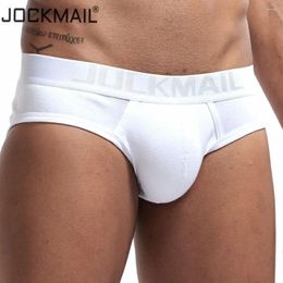 Underpants JOCKMAIL Brand Men Underwear Sexy Briefs Cotton Mens Slip Cueca Male Panties Gay Low Waist Breathable