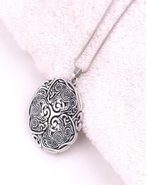 Norse 3 Wolf Celtic Triskele Triskelion Pendant 925 Sterling Silver Energy Amulet Chain Pendant Necklace8921011