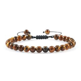 Beaded 14 fashionable tiger eye stone bracelets with beaded handcrafted rope woven suitable for female friends couple gifts Jewellery Pulseras